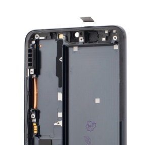 LCD Xiaomi Mi Note 10 Lite, Negru + Rama - pentru înlocuirea ecranului,  disponibil pe thenx.net