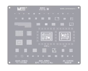 MaAnt BGA Reballing Stencil for iPhone 16, Plus, Pro, Max