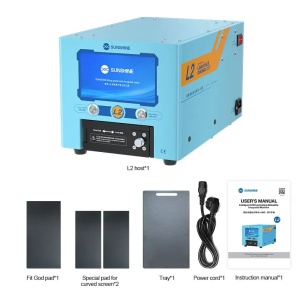 SUNSHiNE L2 - MaSina Multifunctionala de Laminare LCD Si Eliminare Bule cu Pompa pentru Ecrane Curbate Si Plate - pentru înlocuirea ecranului,  disponibil pe thenx.net