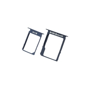Suport SiM Samsung Galaxy A3 (2014) A300, A5 (2014), A7 (2015), Midnight Negru, SET, compatibil cu Samsung, disponibil pe thenx.net