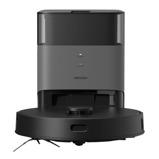 Aspirator Robot Inteligent cu Statie AIRROBO T20+ Navigatie LiDAR 60W 2600Pa, 0.35L (Negru)