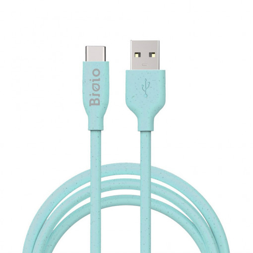 Cablu incarcare USB - USB-C 1.0 m 2.4A albastru