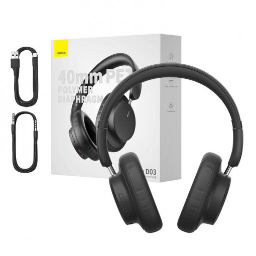 Casti wireless Baseus Bowie D03 (negru) NGTD030101