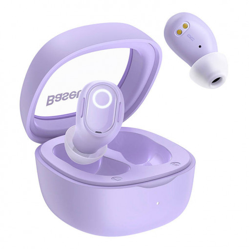 Casti wireless Baseus Bowie WM02 TWS, Bluetooth 5.0 (violet) OS NGTW370205