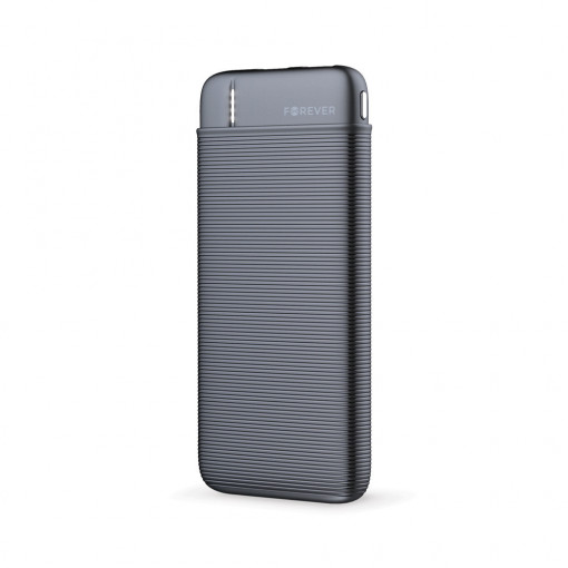 Powerbank Forever TB-100S 5000 mAh negru USB-C + Cablu MicroUSB