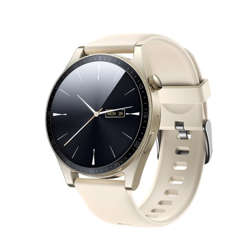 Smartwatch Bluetooth Joyroom JR-FC2 Classic Series IP68 Display 1.32 Inch, Functie Raspuns Apel (Auriu)
