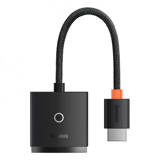 Adaptor HDMI la VGA din seria Baseus Lite fara audio (negru) WKQX010001