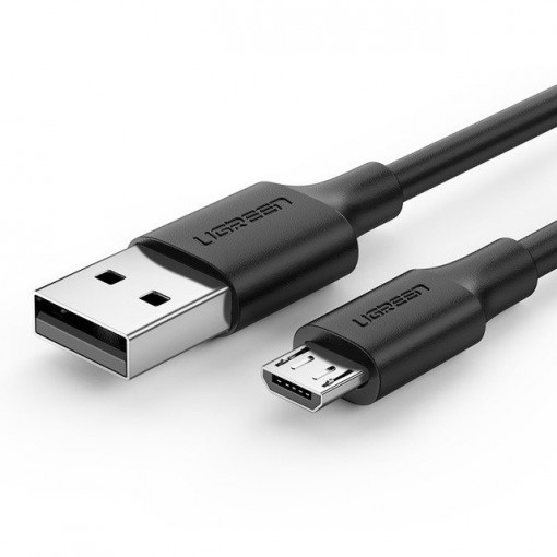Cablu de date USB la micro USB UGREEN US289 QC 3.0 2.4A 0.25m (negru) 60134