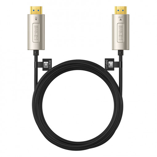 Cablu HDMI la HDMI Baseus High Definition 10m, 4K (negru) WKGQ050101