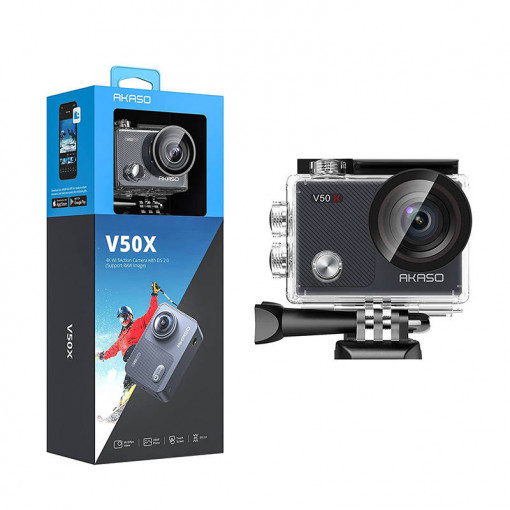 Camera foto sport Akaso V50X 4K 30FPS 20 MP zoom 4x