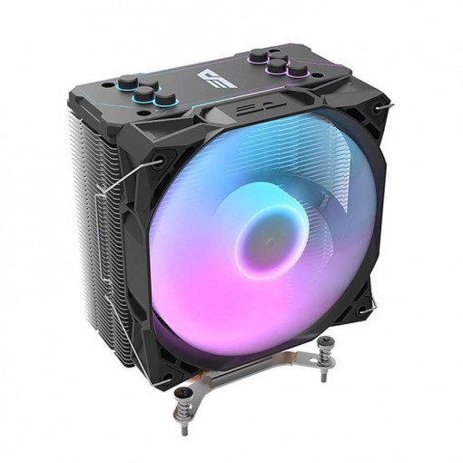Coller CPU Darkflash S11 Pro cu racire activa ARGB (radiator + ventilator 120x130) negru
