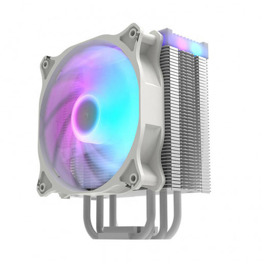 Coller CPU LED racire activa procesor Darkflash Darkair (radiator + ventilator 120x120) alb