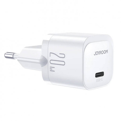 Mini incarcator PD 20W Cablu USB-C la Lightning Joyroom JR-TCF02 (alb)