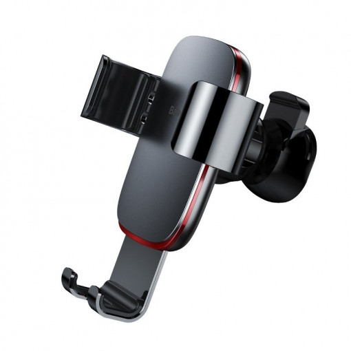 Suport gravitational telefon BASEUS Metal Age pentru ventilatie (gri) SUYL-D0G
