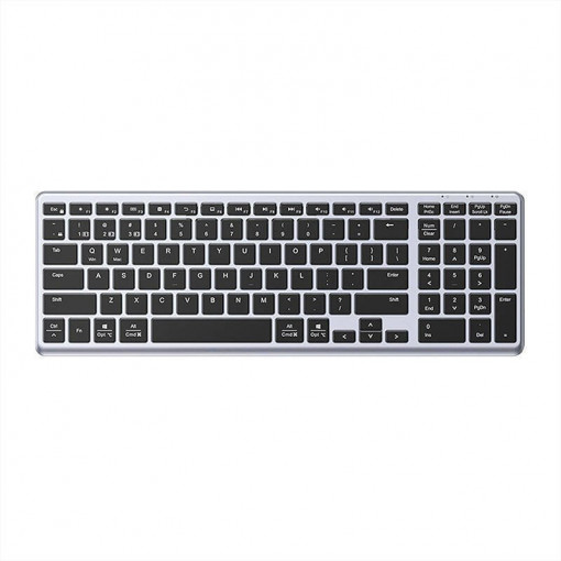 Tastatura cu membrana wireless Ugreen KU005 Bluetooth/2.4 GHz - Neagra 15258