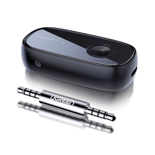 Transmitator/Receptor UGREEN CM279, AUX, Bluetooth 5.0 aptX (Negru)