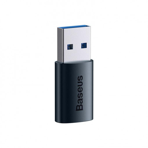 Adaptor USB-A la USB-C Baseus Ingenuity OTG (albastru) ZJJQ000103