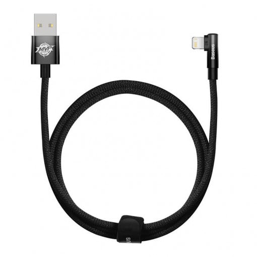 Cablu de date Baseus USB la Lightning MVP 2 20W 1m (negru) CAVP000001