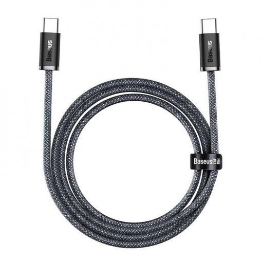 Cablu de date rapid USB-C la USB-C Baseus Dynamic Series, 100W, 1 m (gri) CALD000216