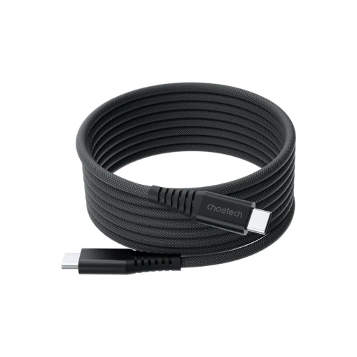 Cablu Incarcare Rapid Magnetic Choetech XCC-1051 USB-C la USB-C 240W 1.8m (Negru)