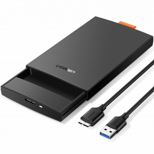 Carcasa pentru disc extern SATA UGREEN CM237 2.5 Inch SSD/HDD (negru) 60353