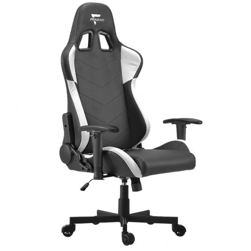 Scaun Gaming Ergonomic FragON - 1X Series, Negru/Alb 2024