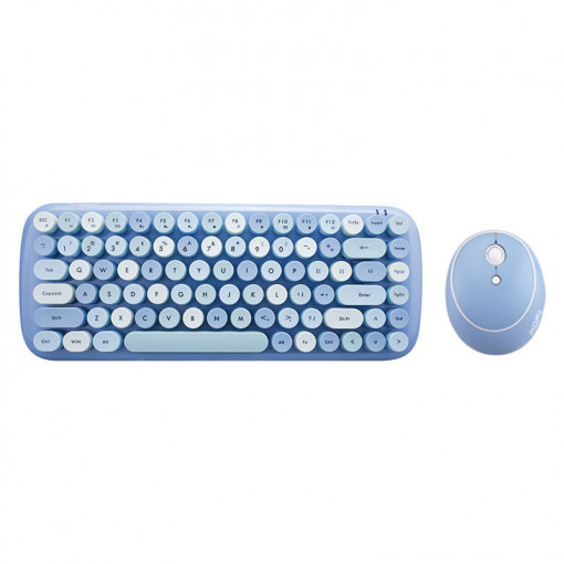 Set tastatura + mouse wireless MOFII Candy 2.4G (albastru) SMK-632388AG