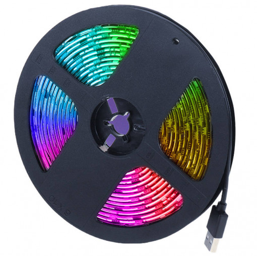 Banda LED inteligenta pentru televizor Blitzwolf Wi-Fi, BW-LB2 5m
