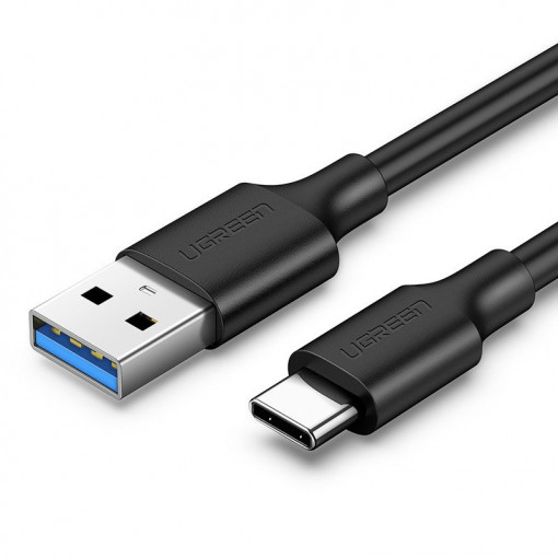 Cablu de date USB la USB-C 3.0 UGREEN US184, 2m (negru) 20884