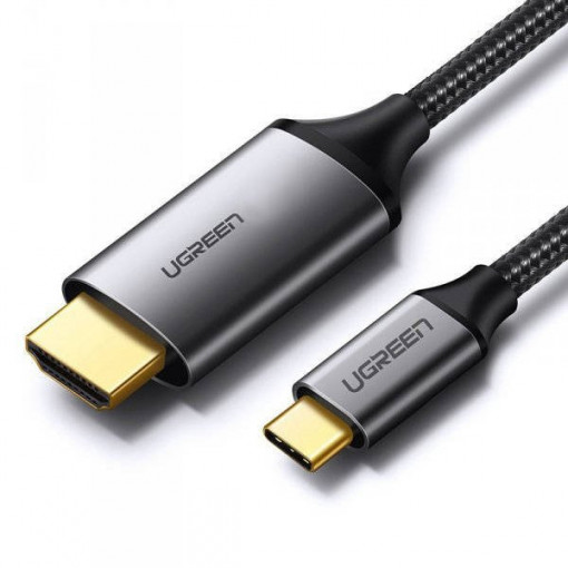 Cablu video USB-C la HDMI UGREEN MM142 4K UHD 1.5 m (negru) 50570