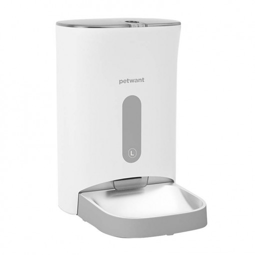 Dozator Mancare Automat PetWant F11-L, Program Hranire, 4.5L