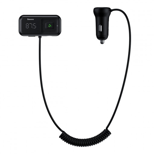 Incarcator auto MP3 wireless Baseus tip T S-16 Negru CCTM-E01