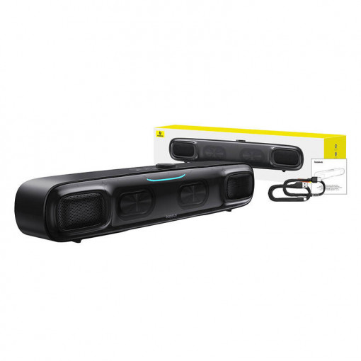 Mini Soundbar bluetooth Baseus AeQur DS10 (negru) A20054402111-01