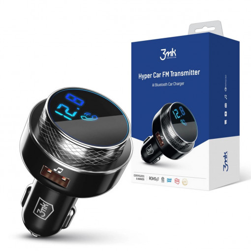 Modulator FM Bluetooth Auto FM 3mk Hyper Car 1xUSB 30W