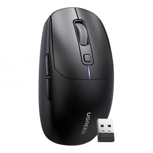 Mouse Wireless Bluetooth 2.4G 3 moduri 5xDPI UGREEN MU103 (negru)