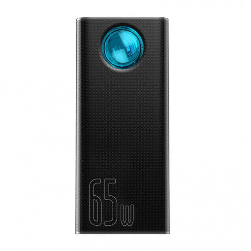 Powerbank Baseus Amblight 30000mAh, 4xUSB, USB-C, 65W (negru) PPLG000101