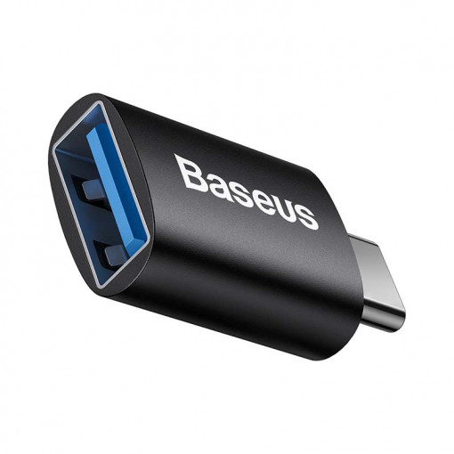 Adaptor USB-C la USB-A Baseus Ingenuity OTG (negru) ZJJQ000001