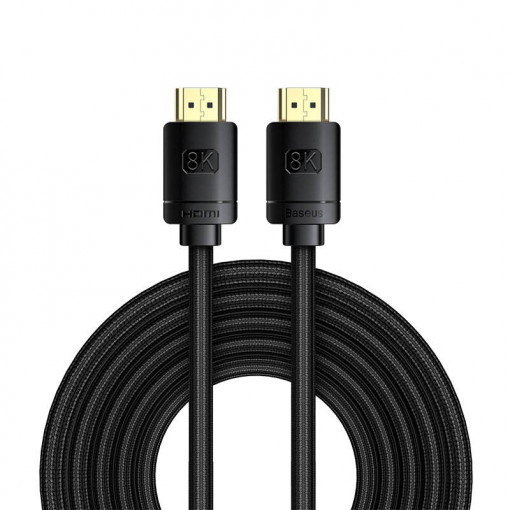 Cablu HDMI la HDMI Baseus High Definition 5m, 8K (negru) WKGQ040201