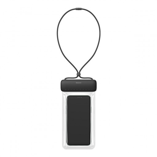 Husa impermeabila universala Baseus Let's Go pentru smartphone-uri (neagra) ACFSD-DG1