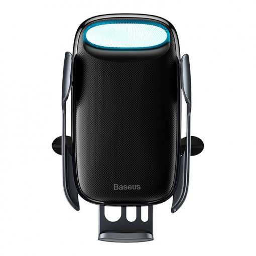 Incarcator auto wireless cu suport electric Baseus Milky Way (15W) negru WXHW02-01