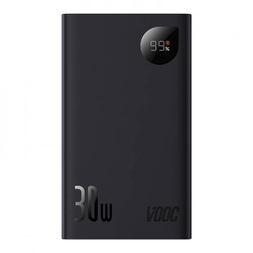 Powerbank Baseus Adaman 2, 20000mAh, 30W, 3xUSB, USB-C (negru) PPAD050101