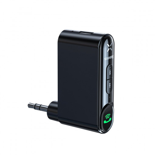 Receptor bluetooth 5.0 BASEUS Qiyin AUX negru WXQY-01