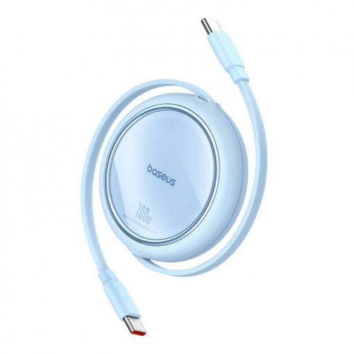 Cablu incarcare rapid USB-C la USB-C Baseus Free2Draw, PD, 100 W, 1m (albastru) P10364500311-00