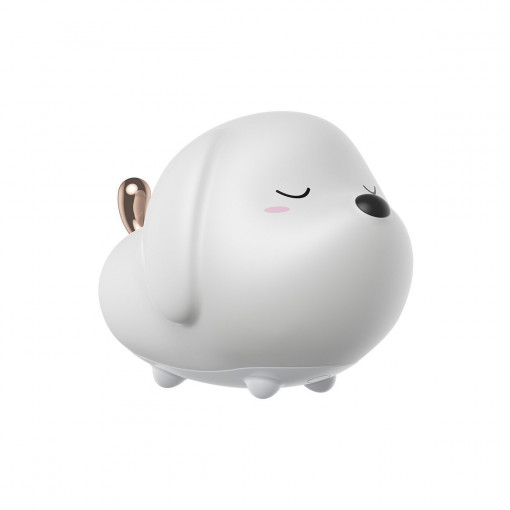 Lampa de noapte wireless BASEUS Cute Doggie 5V 1W 1100mAh silicon Warm White DGAM-B02