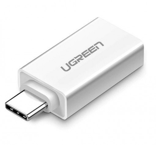 Adaptor UGREEN USB-A 3.0 la USB-C 3.1 (alb) 30155
