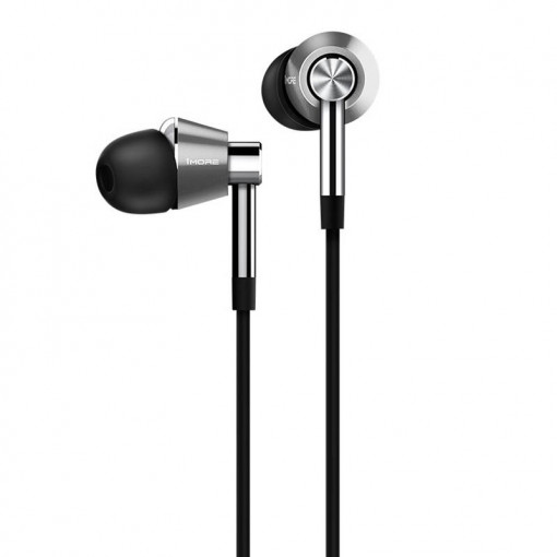 Casti cu fir 1MORE Triple-Driver Hi-Res Audio (argintiu) E1001-Silver