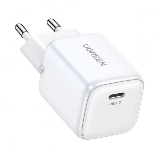 Incarcator GaN 20W USB-C Ugreen Nexode mini CD318 - alb (15324)