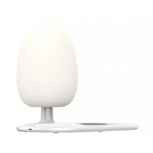 Lampa de noapte cu functie de incarcare wireless Qi, LDNIO Y3 (alb)