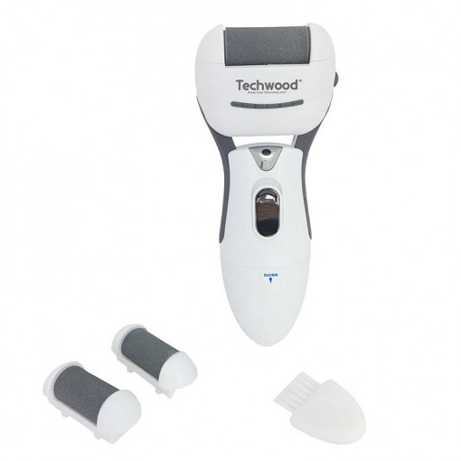 Pila electrica pentru picioare Techwood (alba si gri) TRE-107