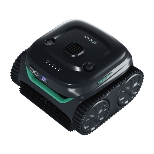 Robot de Curatare Piscina Wireless Wybot C2 Pro Vision, Automat, 65W, Impermeabilitate IPX8, pentru Suprafete de pana la 180m² (Negru)